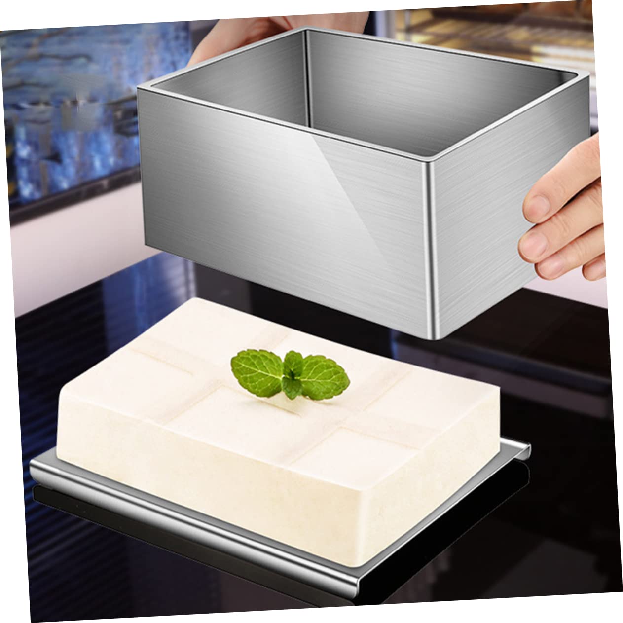 Cabilock Molde Para Tofu Prensador De Tofu Casero Herramienta De Acero Inoxidable