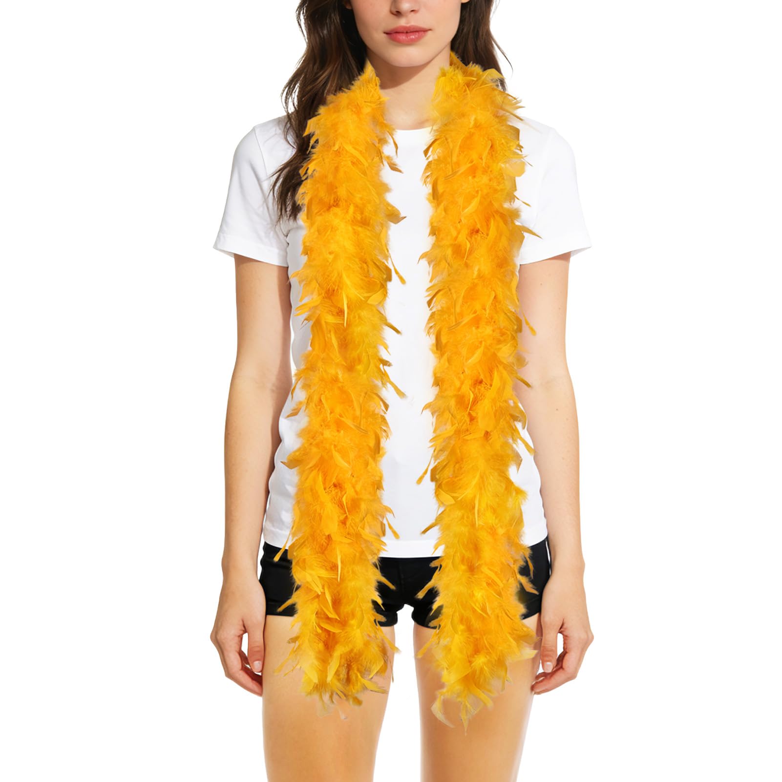 THARAHT 19 Color- 40/60g 2Yard Chandelle Feather Boa Dancing Wedding Party Halloween Costume Decoration Feathers boa