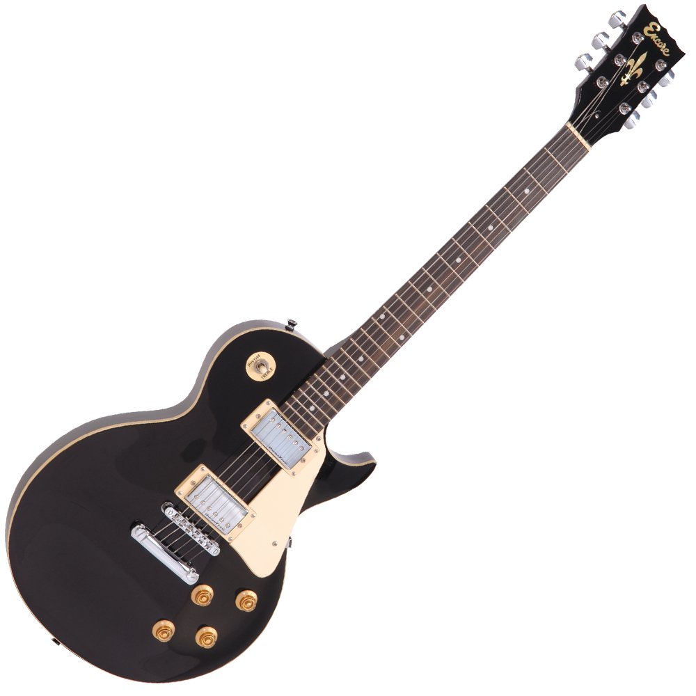 Encore E99BLK E99 High Gloss Blaster Electric Guitar Black