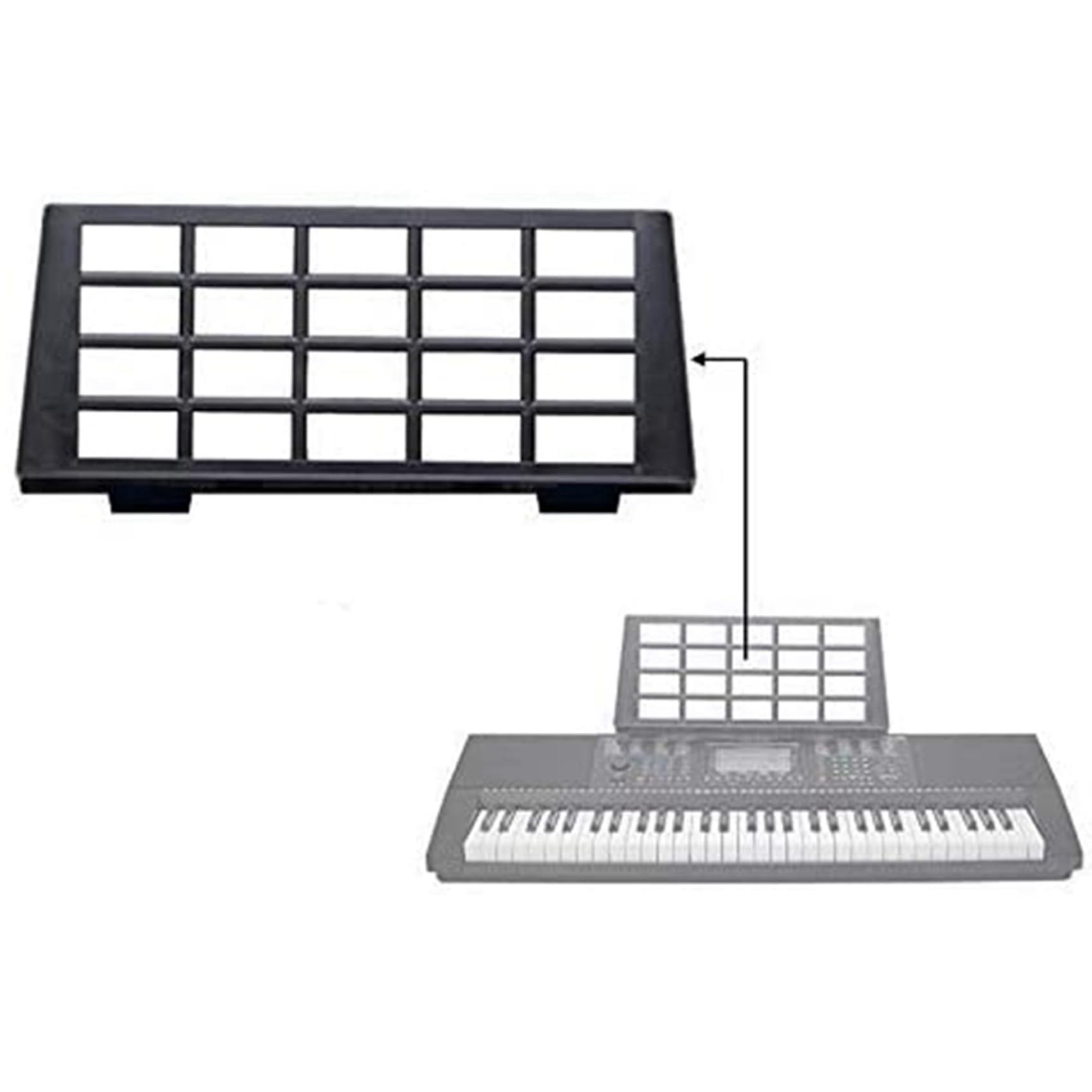 4 x klawiatura muzyczna Score Stand Liść instrumenty muzyczne części przenośne, trwały uchwyt odpowiedni