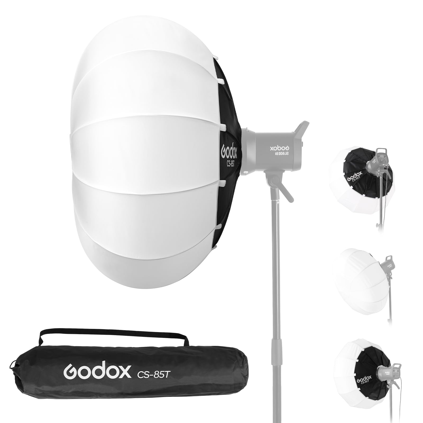 Godox CS-85T Lantern Softbox 33.5in/ 85cm Quick Release 360° Light Diffuser Bowens Mount Lantern Softbox for Godox SL60 SK400 SL150 DP400 DP800 SL300 (33.5")
