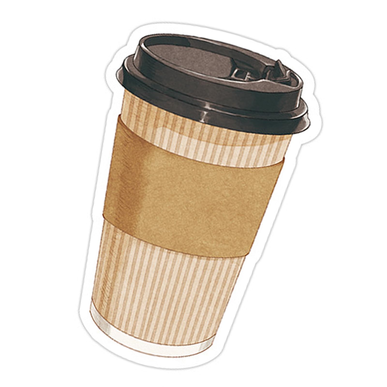 Coffee Bread Themed Note Paper Adheive Note Paper 30Sheets Unlined Small Writing Pad Notepads for Noting Journaling