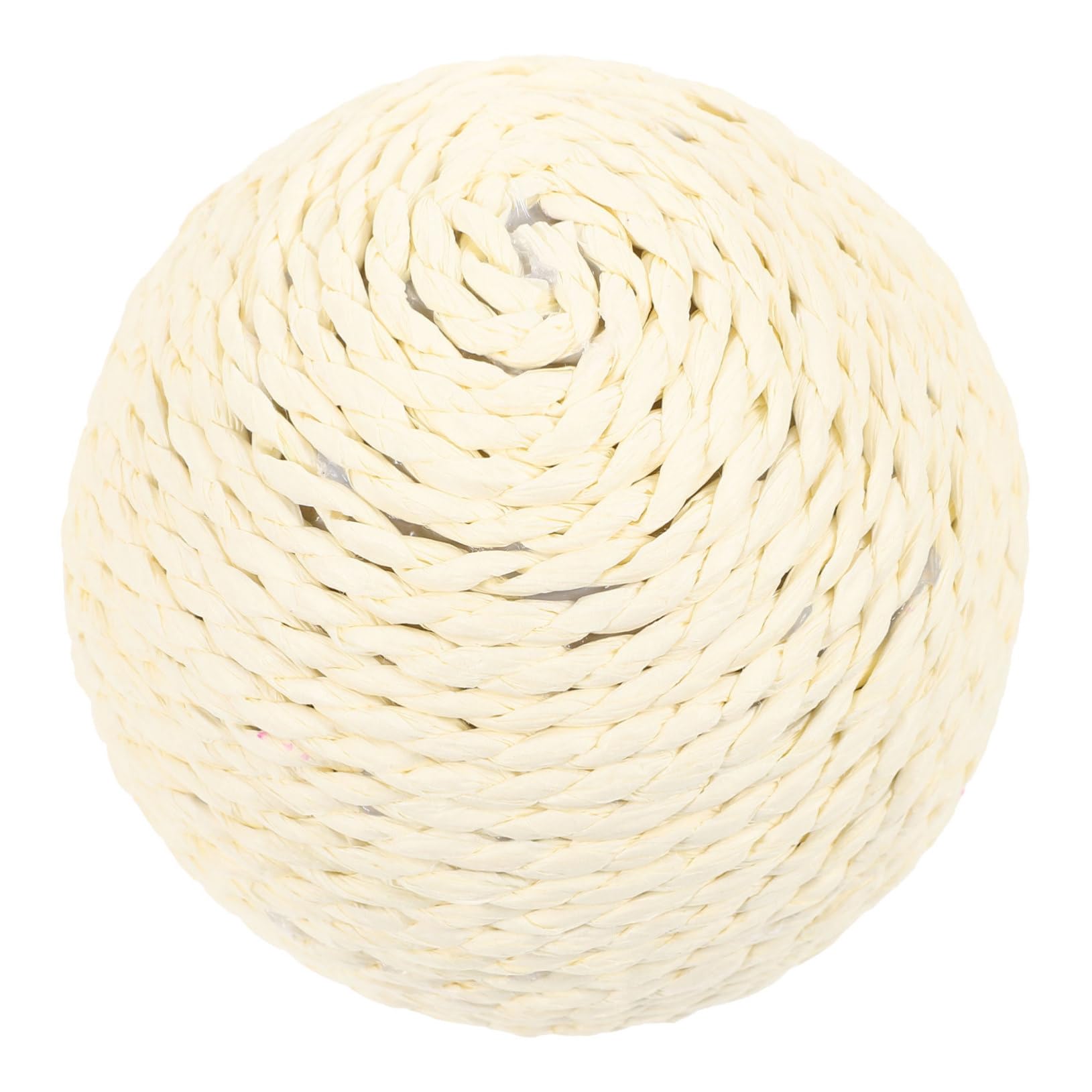 YARNOW Interactive Cat Toy Sisal Ball for Cats Large Scratching Toy Balls Reusable