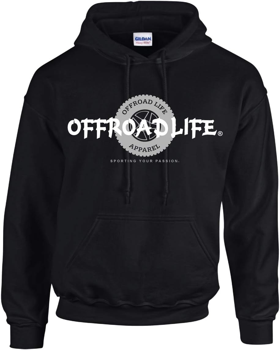 Offroad Life, Branded Logo, Offroad Mudder Hoodie, Printed in USA