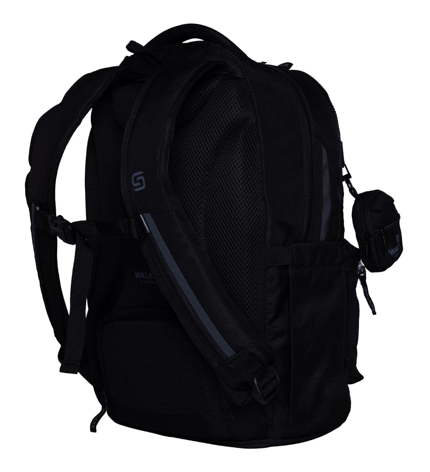 Walker mochila escolar con compartimento para portátil Rey Backpack 29L Black negro