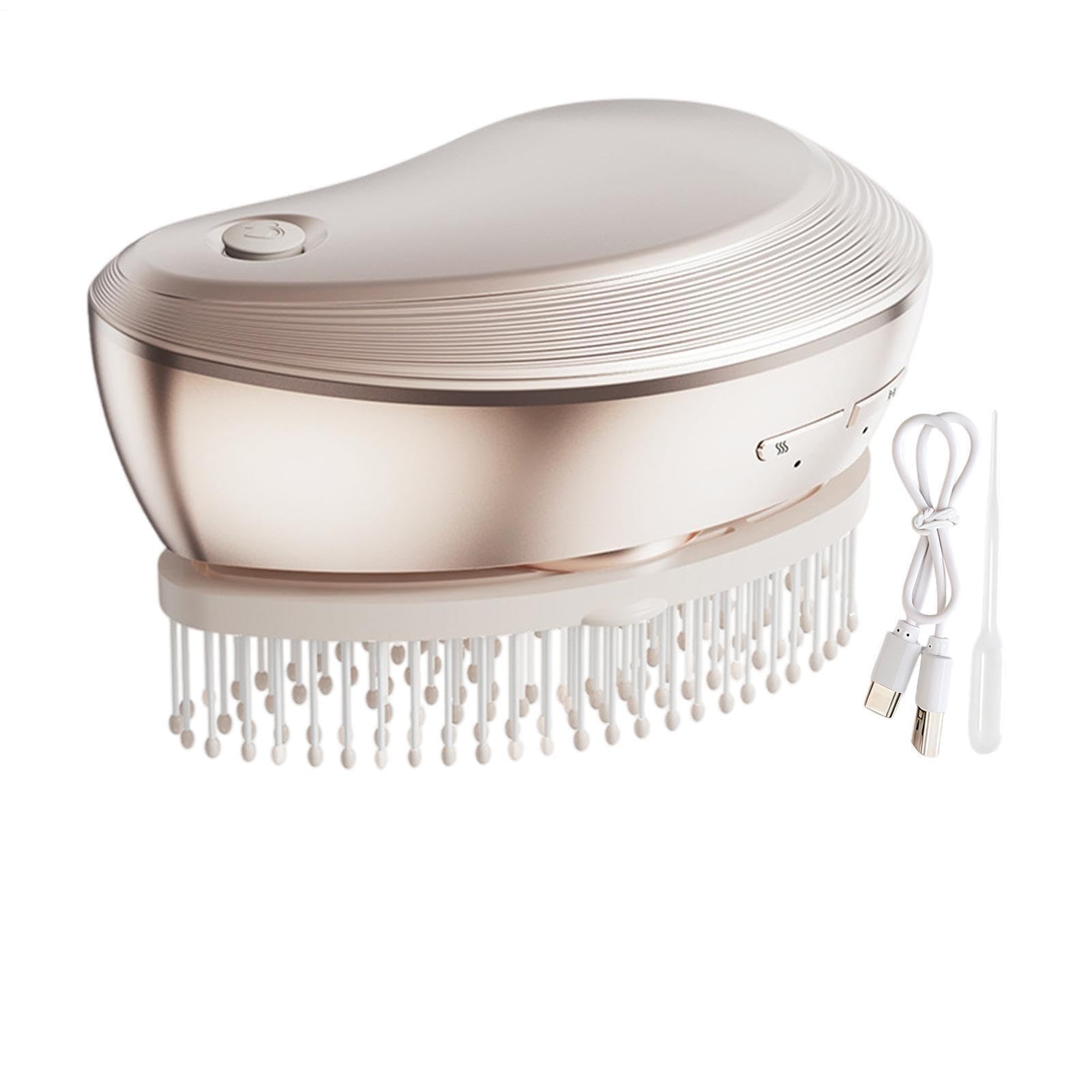 Cepillo de pelo con función de vapor, aplicador de para el cabello, con niebla y vibración