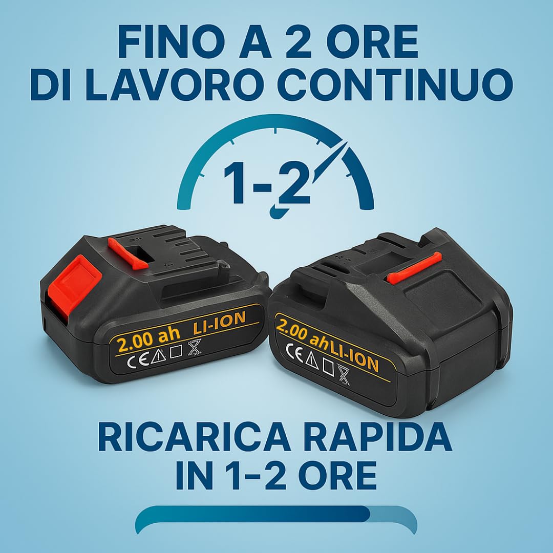 Kit Potatura Elettrico 3 in 1 con Asta Telescopica 2,5M, Forbici, Motosega 6”, 2 Batterie, Attrezzi Giardinaggio,Cesoia,troncarami,Rami, Alberi, Giardino, Vigneti, Orti DEALIX