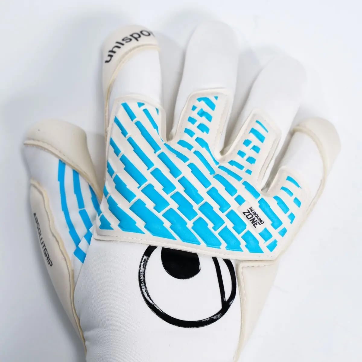 uhlsport | Cybertec Absolutgrip SC 2025 | Goalkeeper Gloves | White/Cyber Blue/Black - Image 6