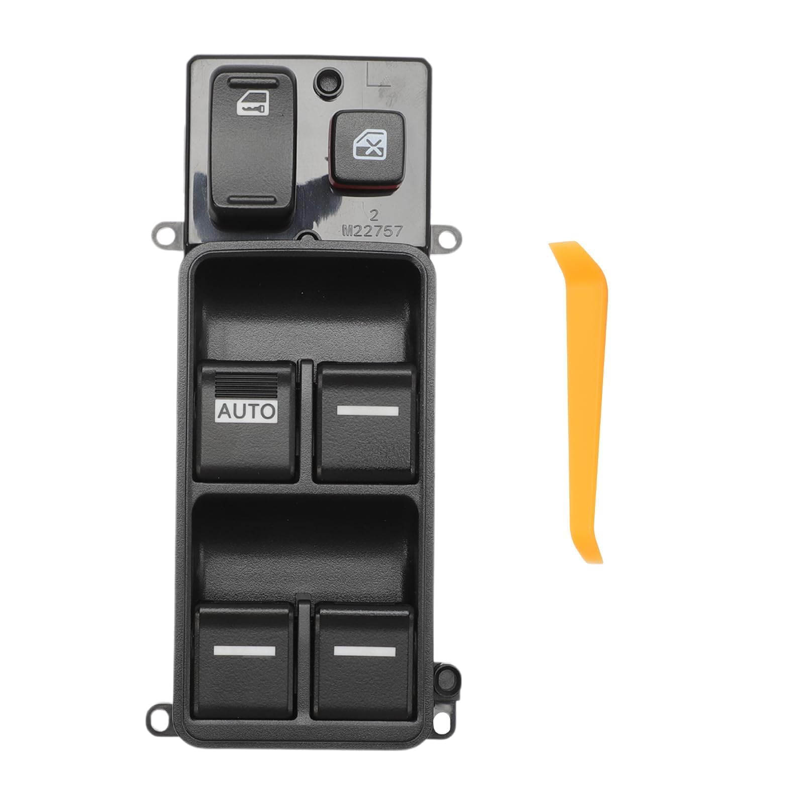 Front Left Master Power Window Switch for 2003-07 Accord DX LX SE 4-Door 2.4L 3.0L, Window Control Button Replaces OE 35750-SDA-H12 35750-SDA-HO7, with Removal Tool