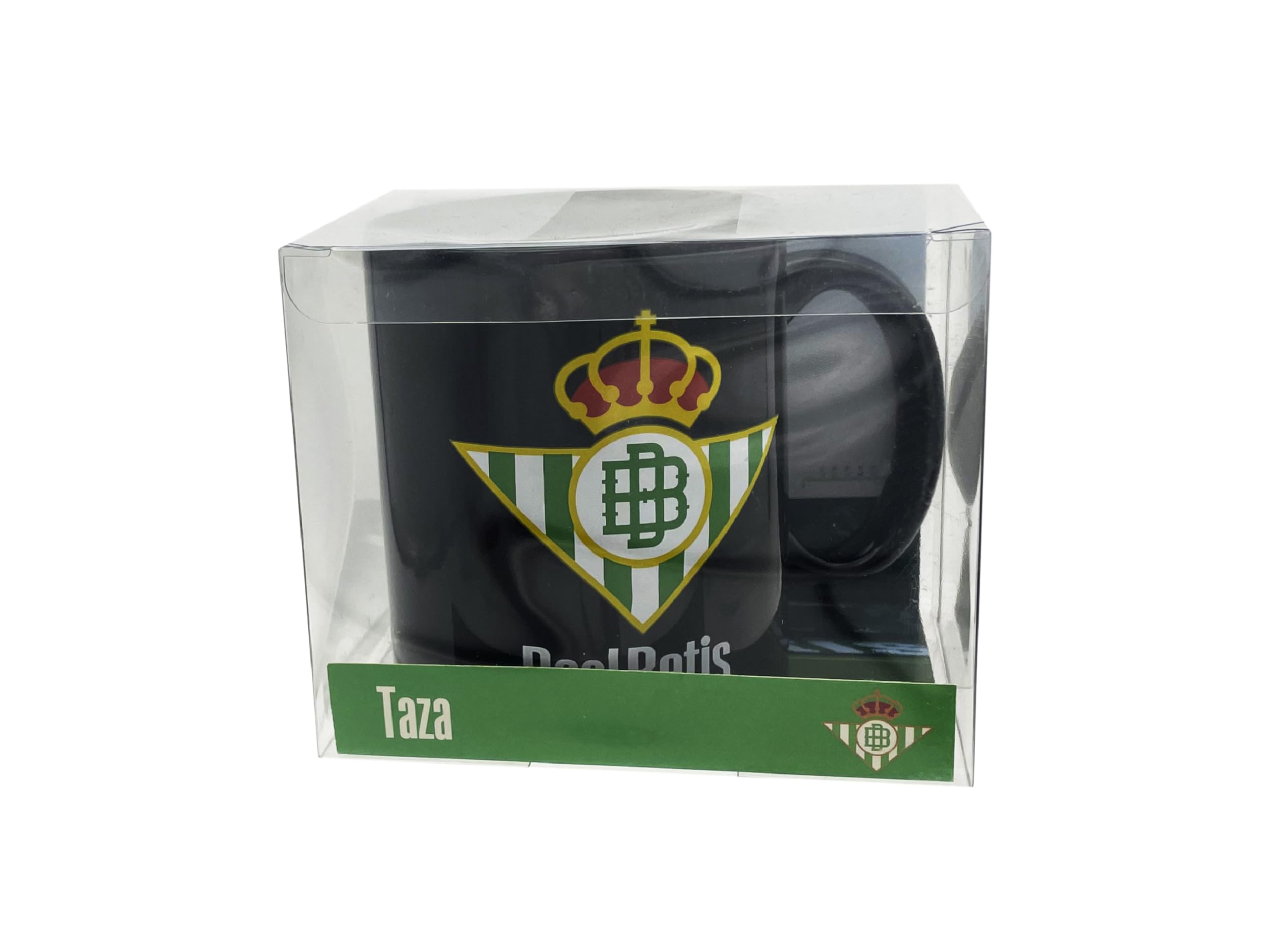 CYPBRANDS Real Betis Balompié Taza Cerámica Negro Oficial