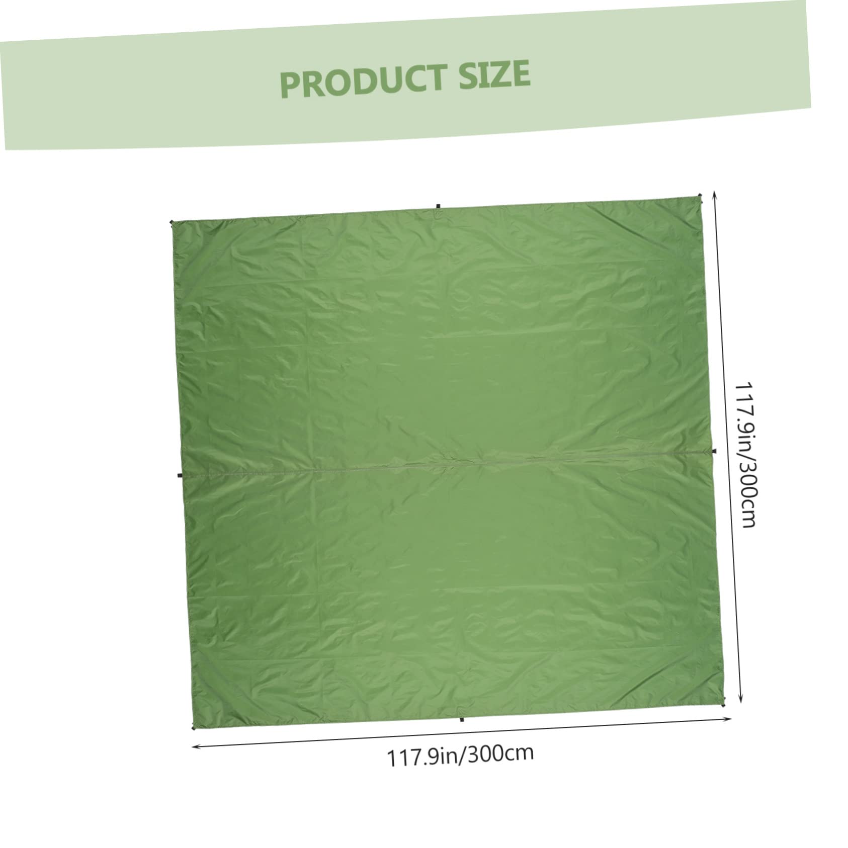 ibasenice Multi-Purpose Outdoor Tent Beach Shade Camping Accessory Hiking Supply Waterproof Tarp