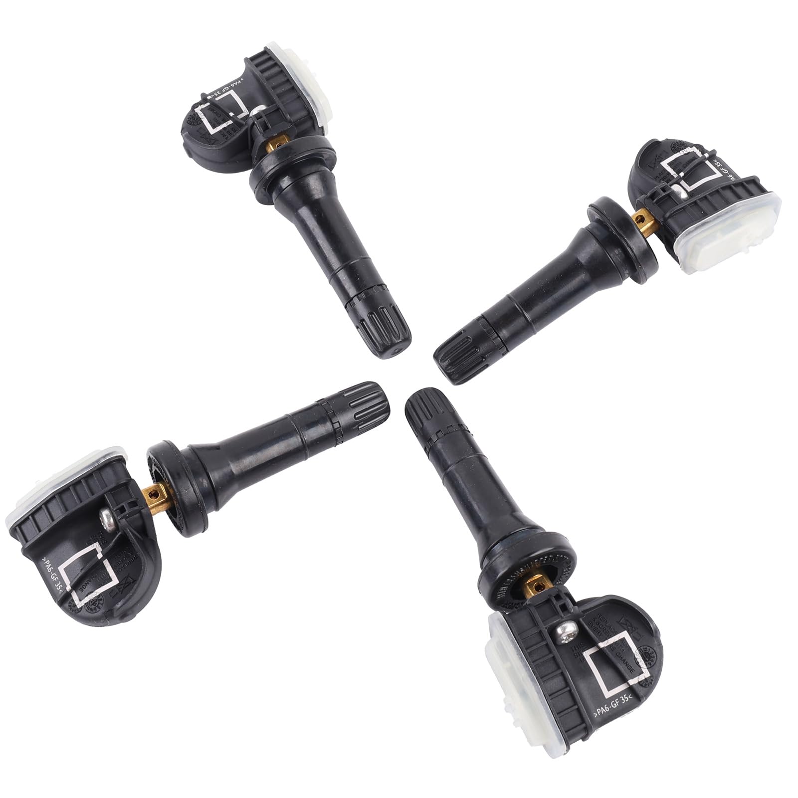 4 Stück TPMS Reifendrucksensor Reifendrucksensoren RDKS Sensoren Reifendruckkontrolle Passend für Ecosport Fiesta Focus KA Mondeo Ranger Autozubehör Teil# 862980 2036832 2318530