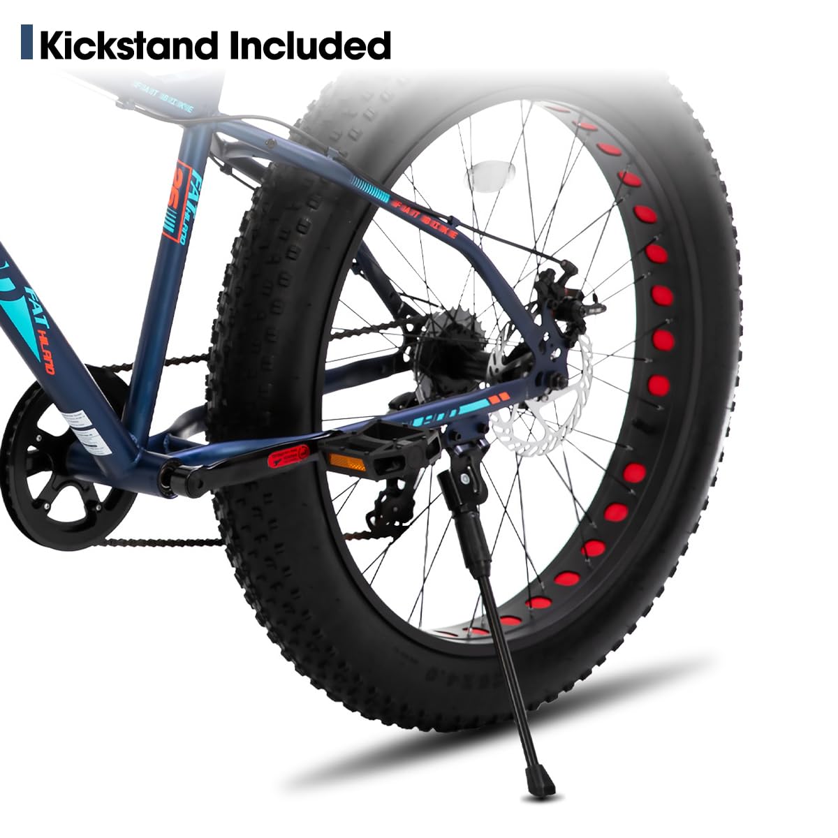 Amazon.com : HH HILAND 24 Inch Fat Tire Mountain Bike for Men and