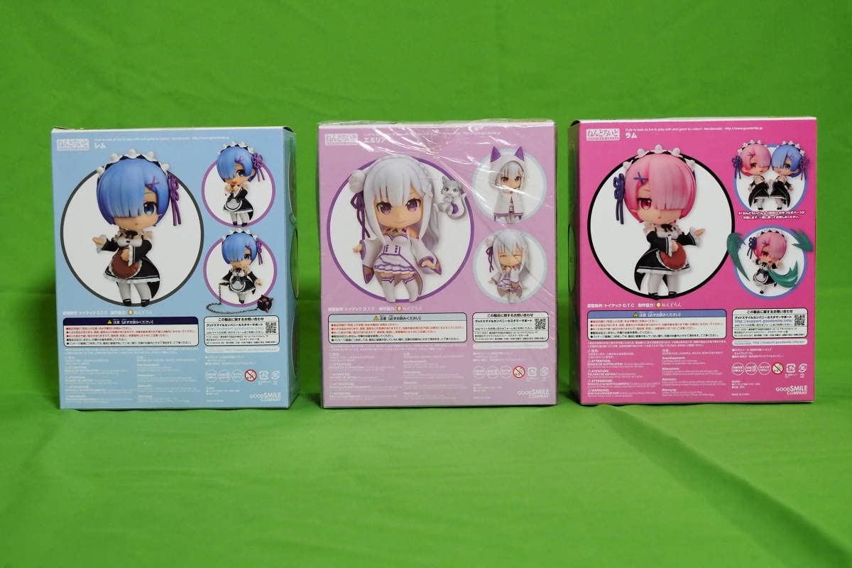 Re:ゼロ ねんどろいど エミリア レム ラムセット