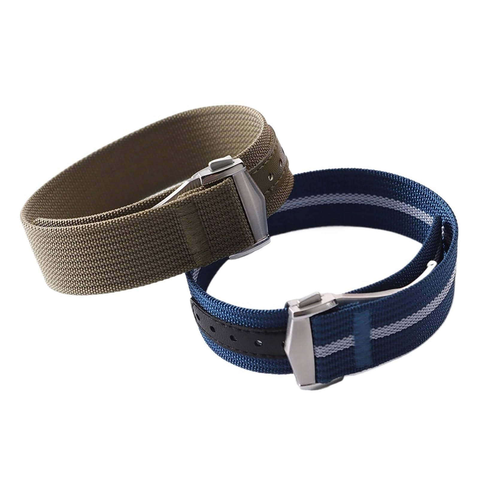 FYYFS Bracelet de montre en nylon avec fermoir déployant 20 mm
