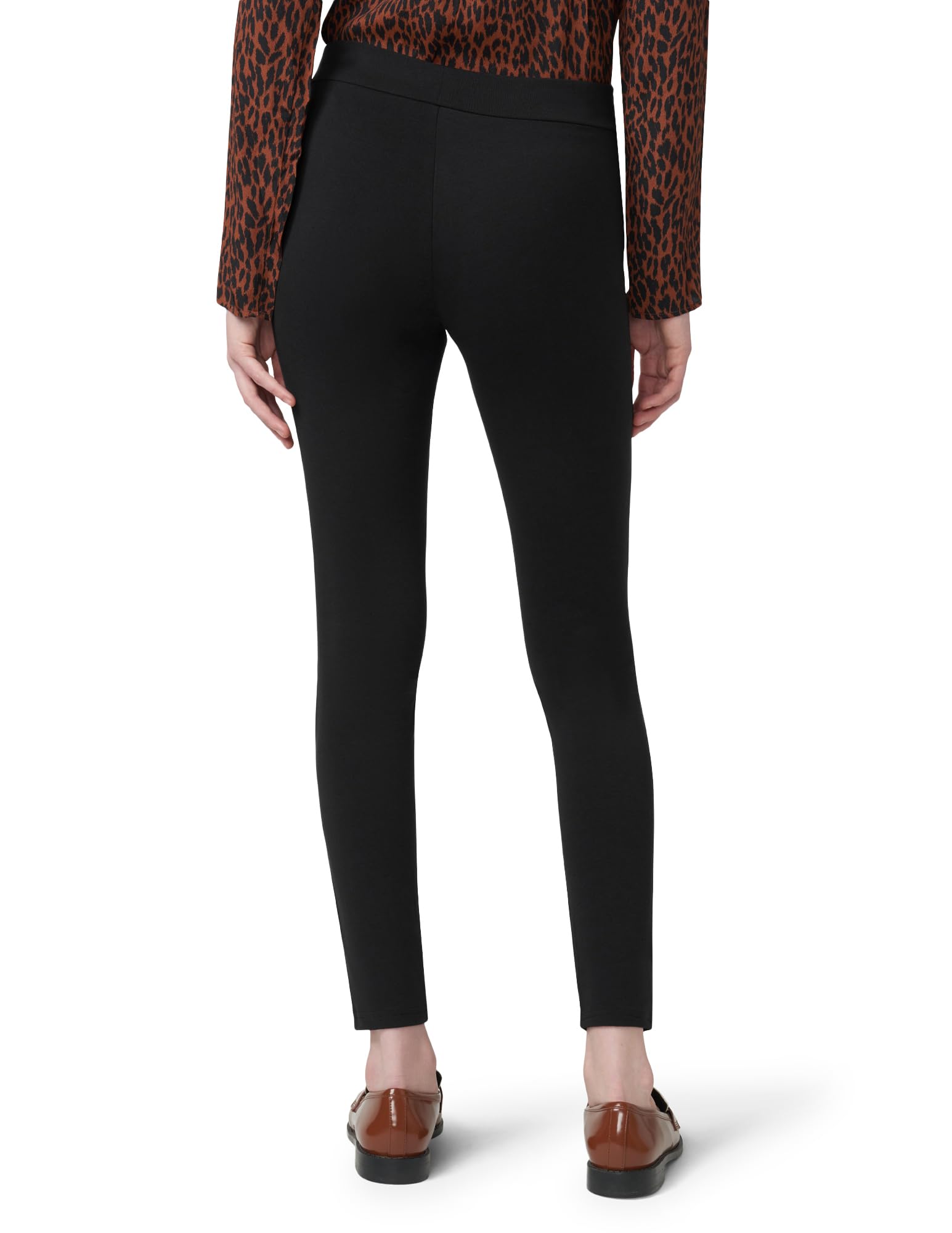 HUE Leggings de Algodón Opacos con Cintura Ancha, Calcetines Mujer