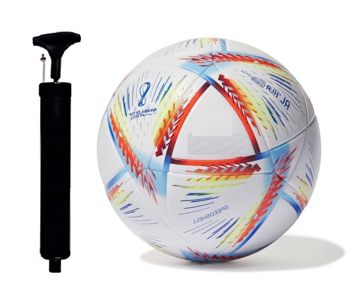 Oggy Sports Messi Football with Pump |Size 5 for Outdoor Football - Size: 5 (Pack of 1) (Color - Multi-Color)-image-43