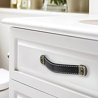 Vista 6 de OLAYA Tiradores de equipaje para maleta, manijas de cuero, pomos de gabinete, tiradores de cajón, pomos de puerta, pomos de puerta, agarre de metal