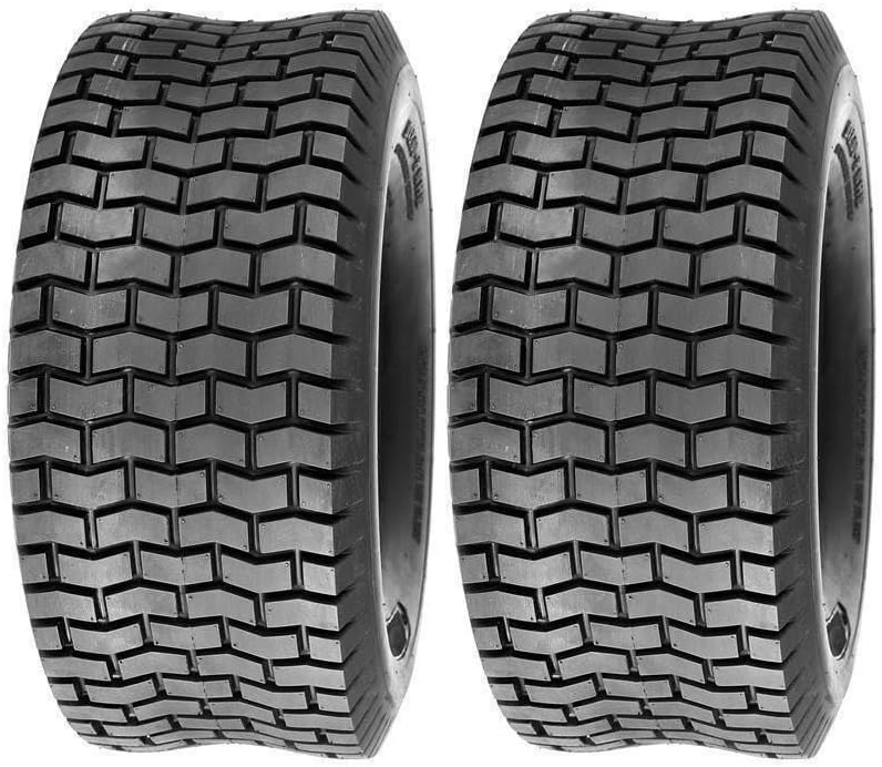Dos neumáticos de césped de 11 x 4.00-5 11 x 400-5 para césped Go Kart, neumáticos de césped sin cámara 4pr tractor neumáticos resistentes para