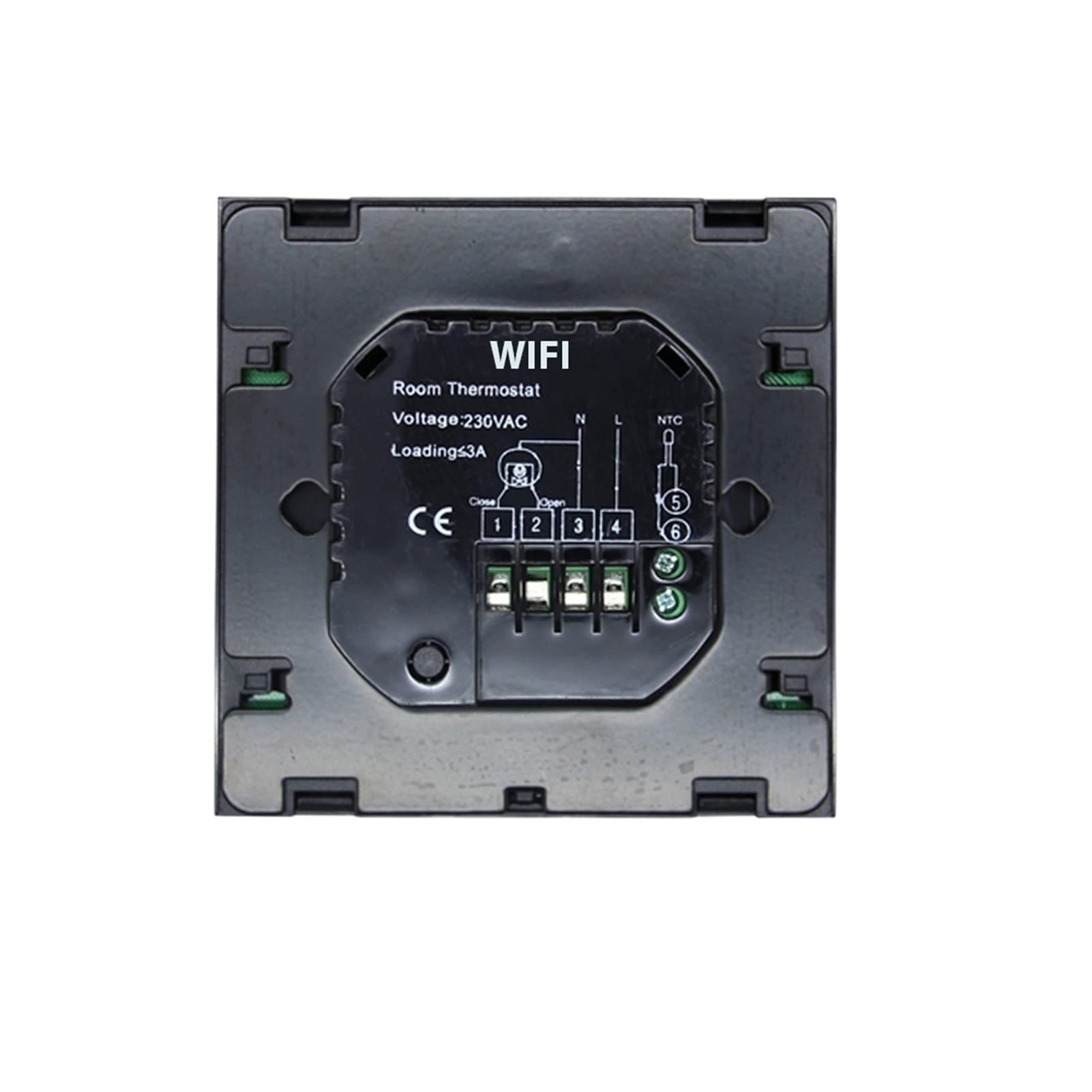 Termometro da interno igrometro digitale TGT70-EP/WP Termostato WiFi intelligente for termostato del regolatore di temperatura del riscaldamento del pavimento Con display LCD(Electric 16A,WIFI)