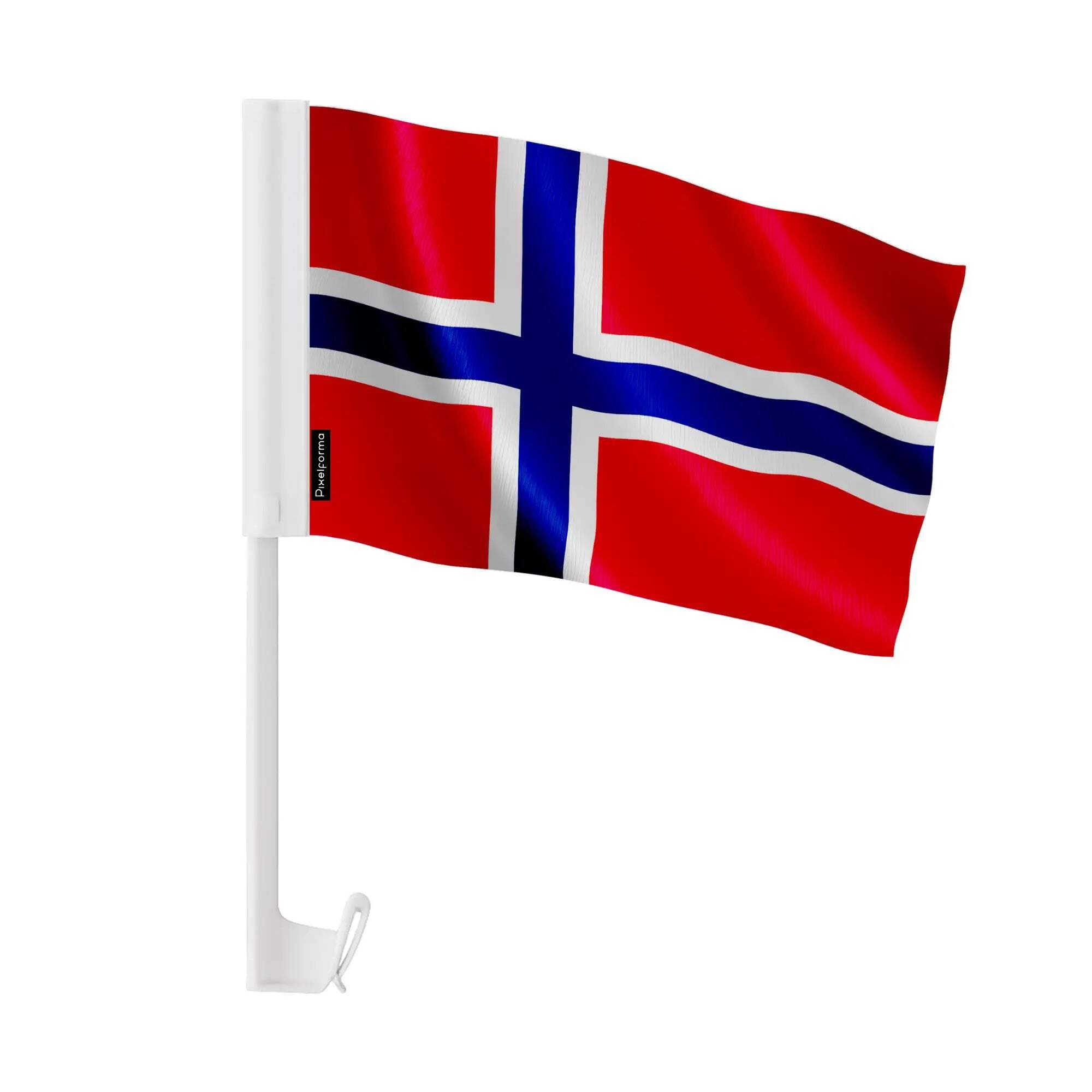 Drapeau voiture Norvège 30x45cm pour célébrations culturelles et rassemblements