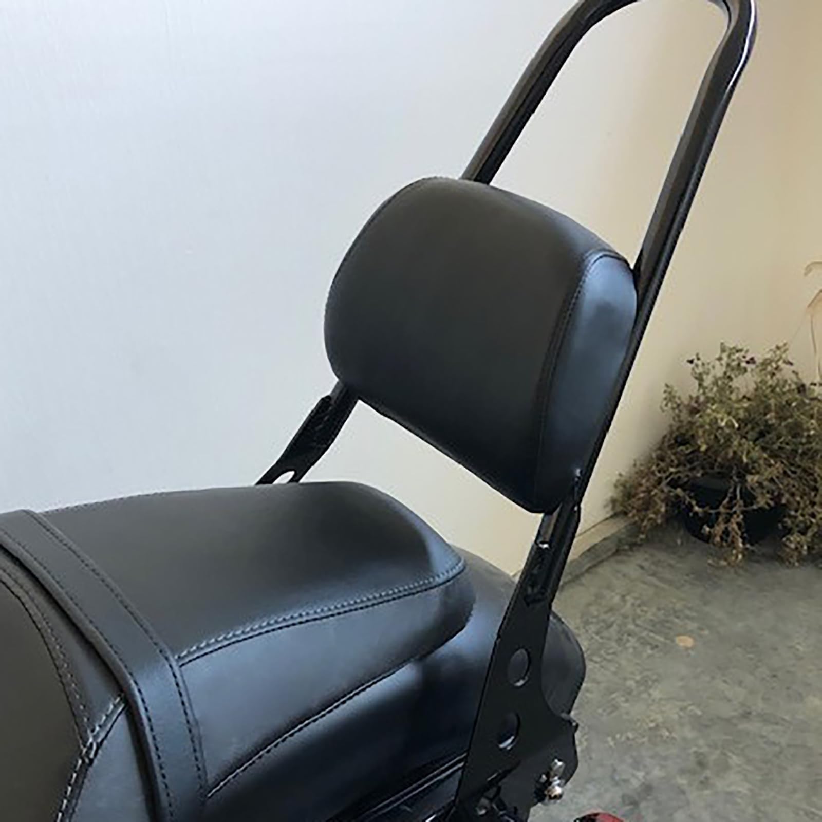 Moto Passeggero Nero Sissy Bar Schienale Cuscino Pad Fit per Harley Sportster Xl883 1200 48 04-16 15 14