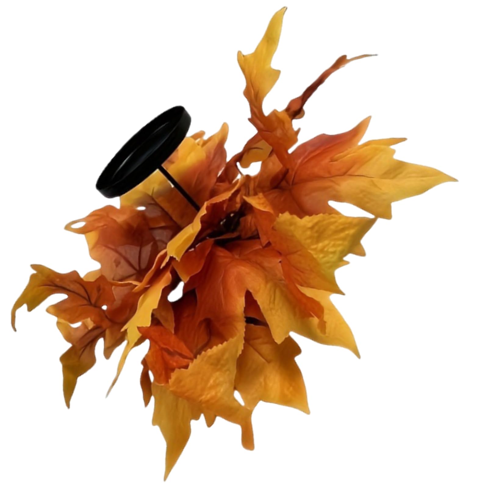 Metal Stand for Autumn Thanksgiving Holiday Decorations Centerpieces Realistic Pumpkin and Berries Accent Centerpieces Candleholder