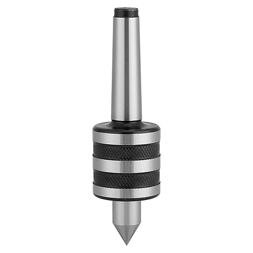 AUNMAS Centro giratorio vivo MT2, piezas de torneado de alta media herramientas para torno máquina de contrapunto torneado de alta velocidad,