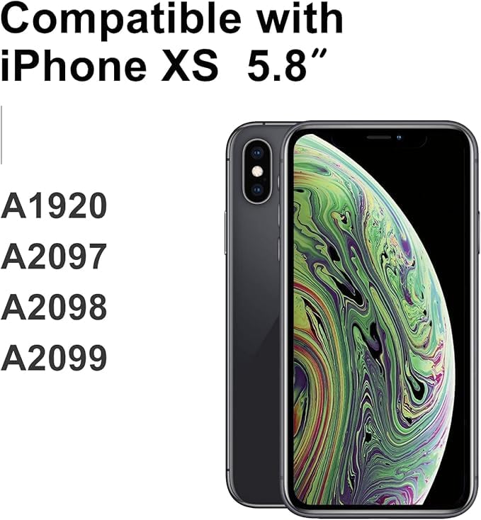 LL TRADER Screen Replacement for iPhone Xs 5.8 inch LCD 3D Touch Screen Digitiser Display Assembly with Repair Tool Kits 2024-FHD