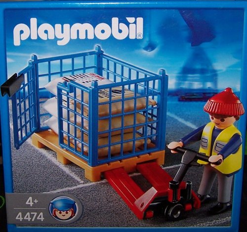 Preisvergleich Produktbild PLAYMOBIL® 4474 - Hubwagen mit Gitterbox