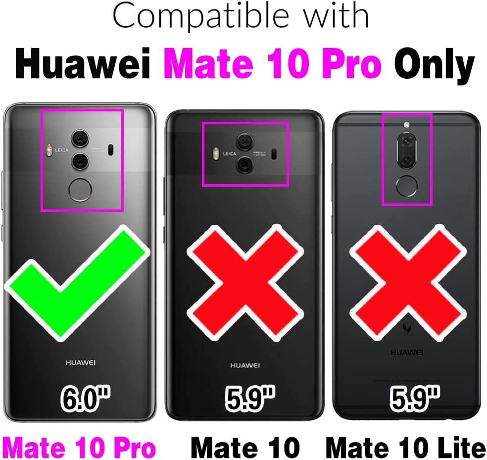 Uposao Compatibile con Huawei Mate 10 Pro Custodia Elegante Placcatura