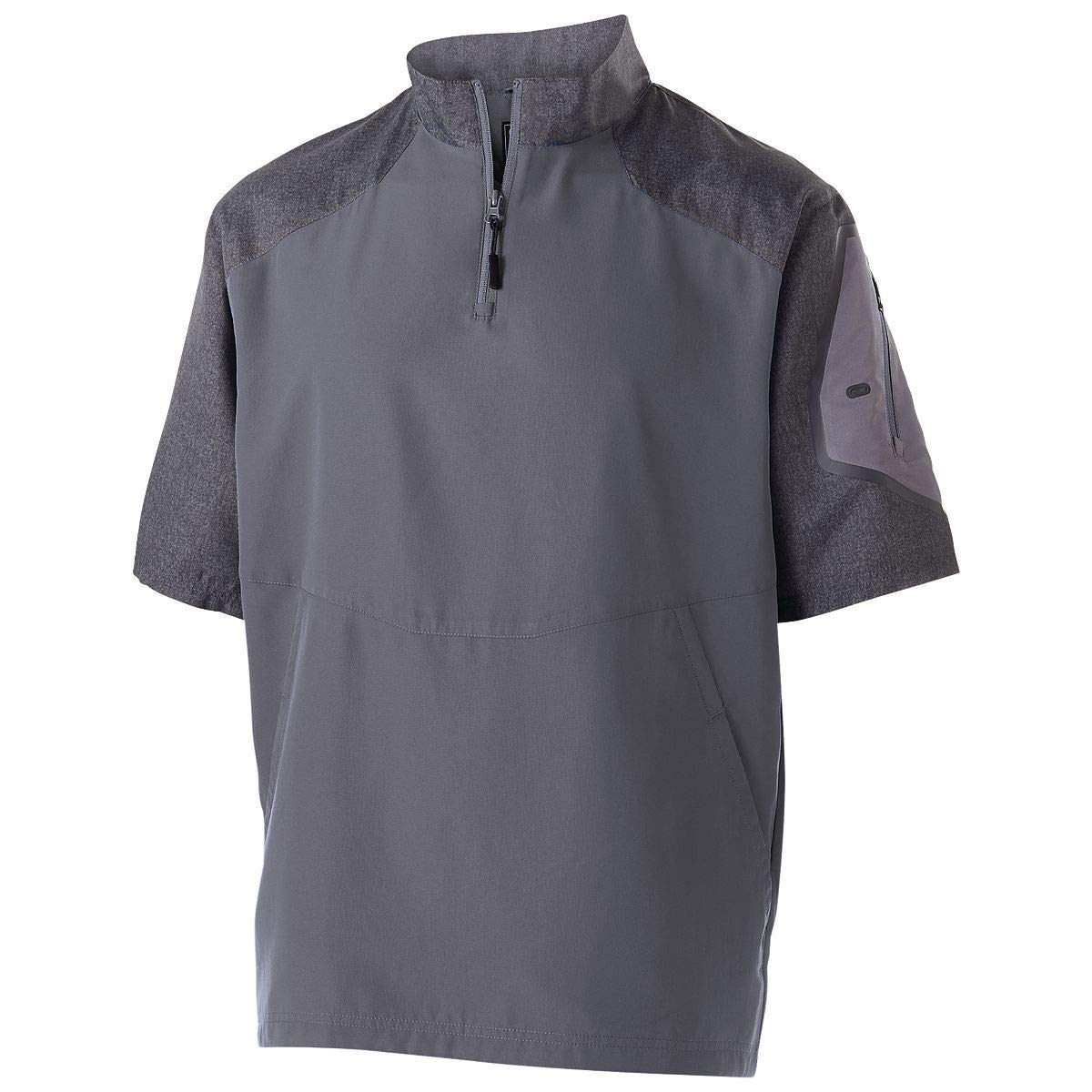 Holloway Herren Raider Pullover Polohemd, Carbon-Druck/Graphit, 3XL