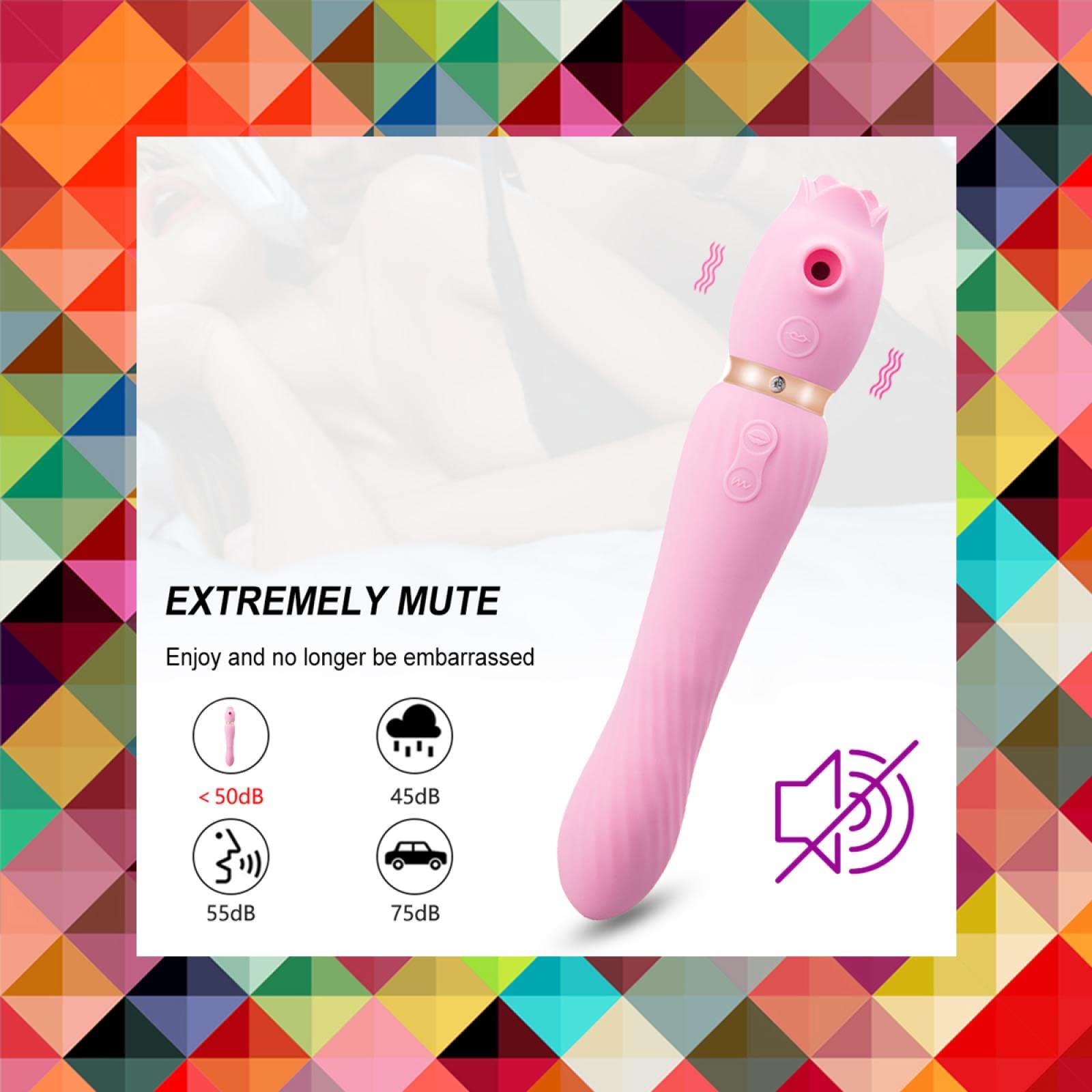 Dona Vibratori Vibratore clitorideo Vibratore per leccare la lingua per le donne Clitoride Riscaldamento del clitoride Stimolatore del vuoto Dildo Giocattoli del sesso per adulti 18