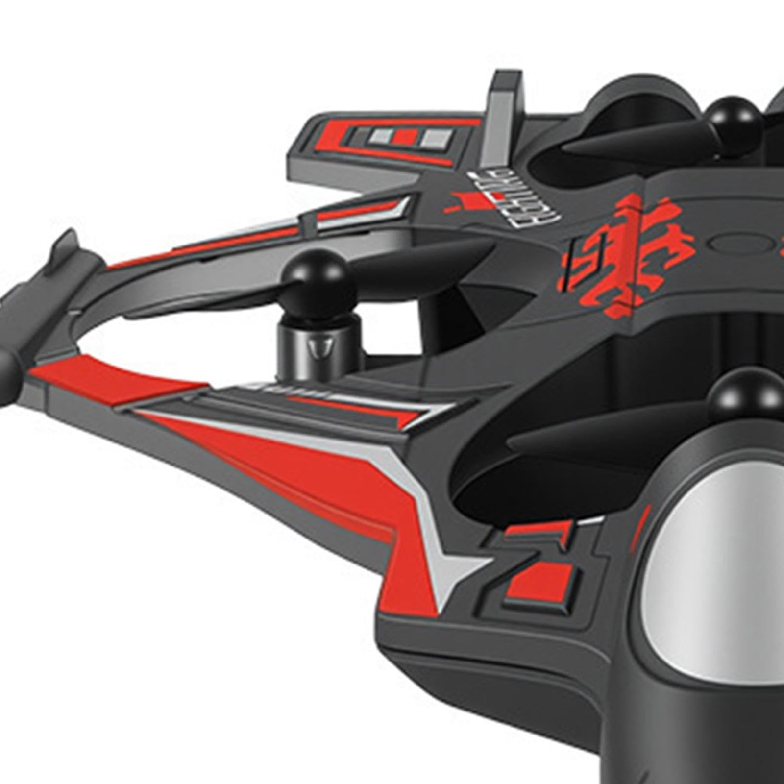 MagiDeal Aereo RC Portatile con Luce, Modello da Combattimento, RC per Bambini, Ragazzi, Adolescenti, Principianti, Regalo, Rosso 1 Batteria
