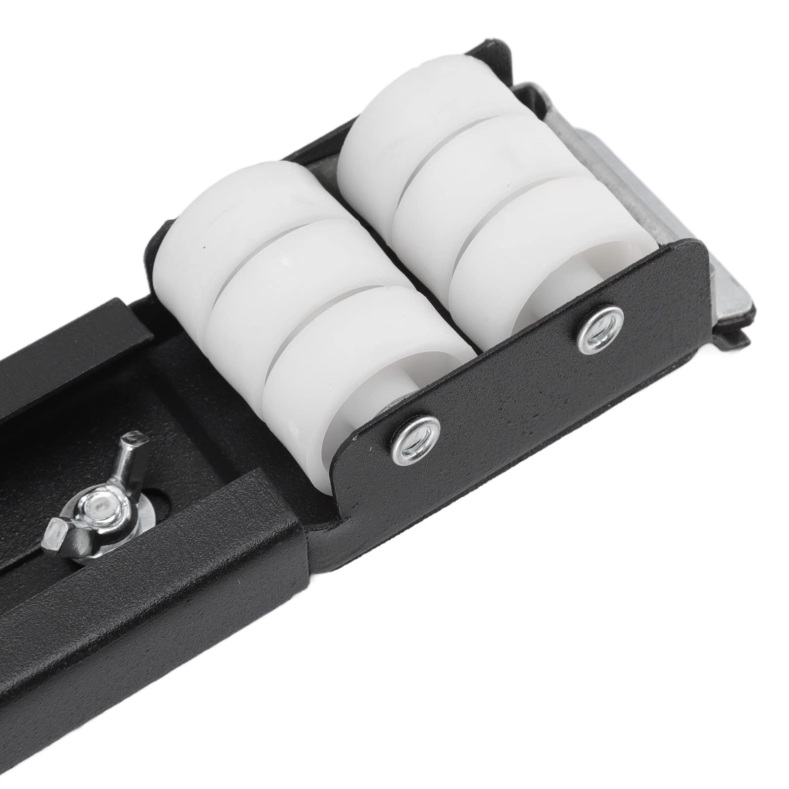 CDQL Rullo per Apparecchi Estensibile, Supporto Base per Lavatrice Mobile, Rullo per Apparecchi Estensibile per Carichi Pesanti Base con Ruota Universale Portatile Staccabile, (Nero)