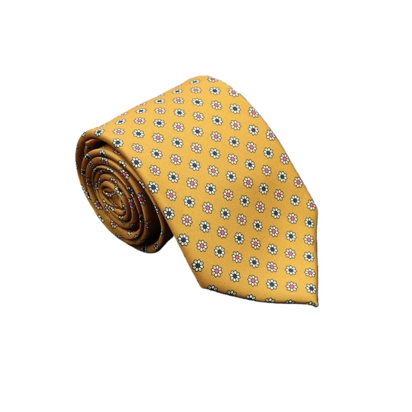 Krawatten für Herren Superweiche Seidenkrawatten Herrenmode 7,5 cm Krawatte for Männer Hochzeit Geschäftstreffen Gravata Bunte Neuheit Druckkrawatte(Colored-3)