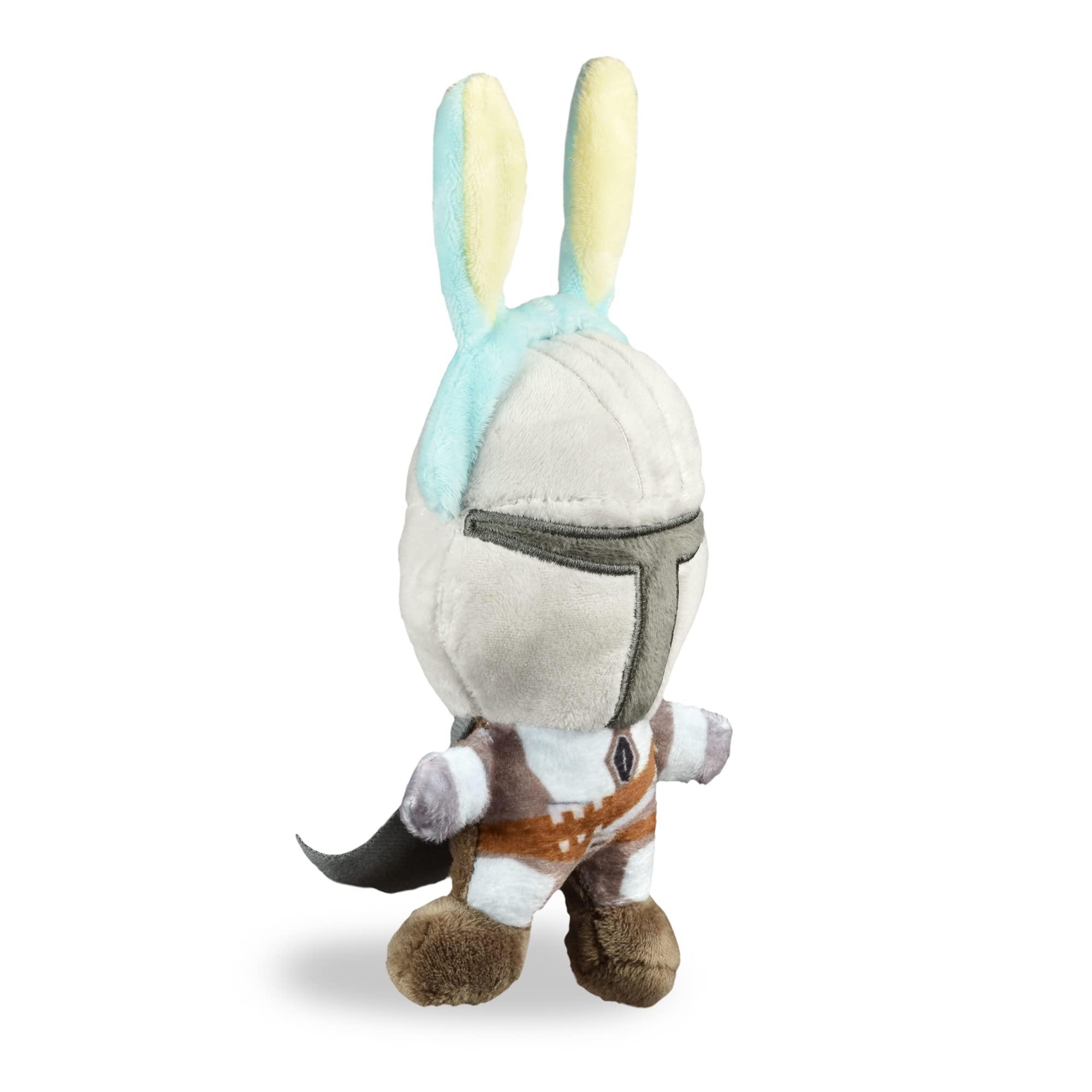 Star Wars: Pasqua 9 "Mandalorian Easter Bunny Squeaker Pet Toy | Star Wars Peluche Squeaker Pasqua Mandalorian Pet Toy | Star Wars Giocattolo per cani Pasqua Farcito Mandaloriano 22,9 cm