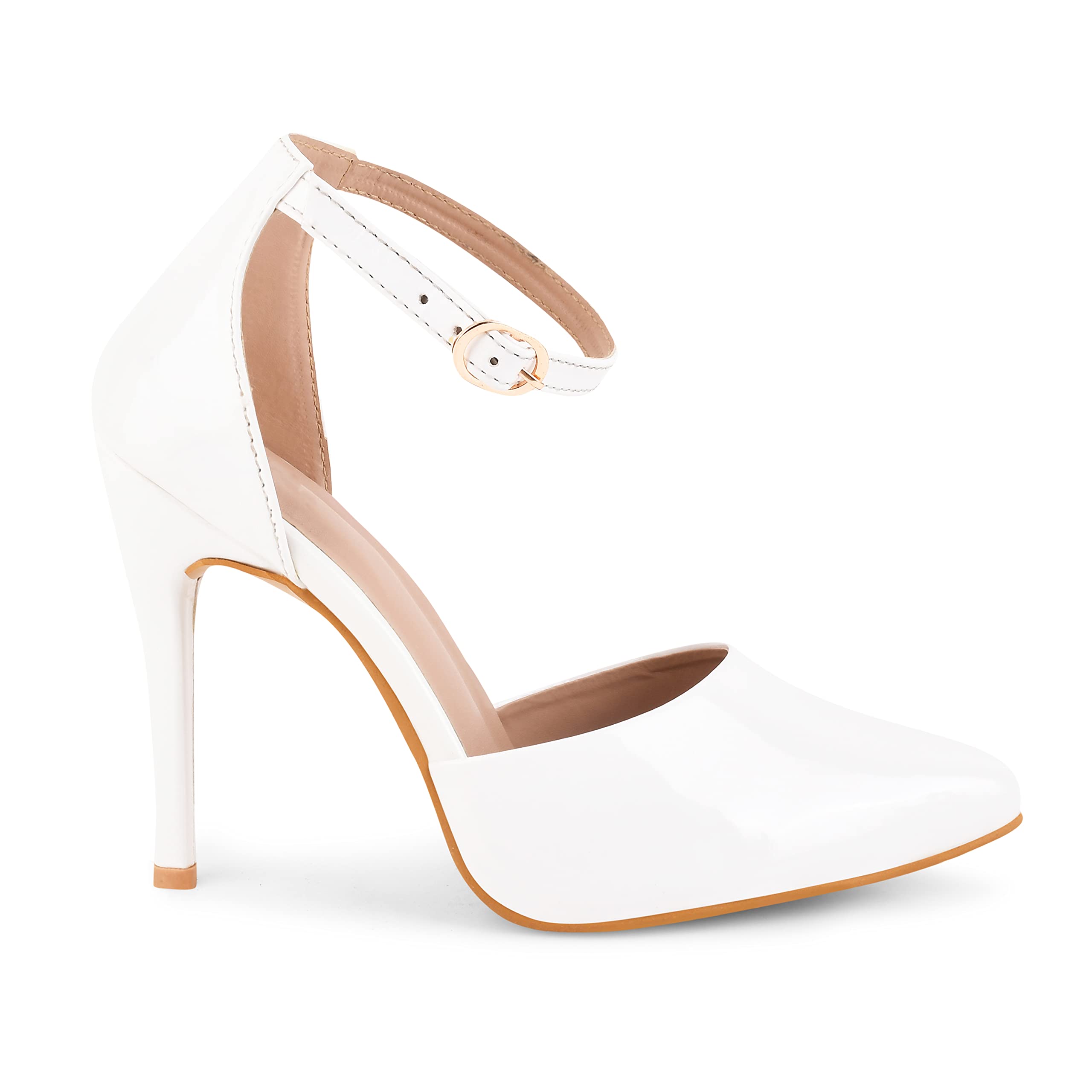 JM LOOKS Belly High Top Heels Sandals For Womens & Girls NK-12-White-39-X (B0C4Y77MY2) Amazon Price History, Amazon Price Tracker