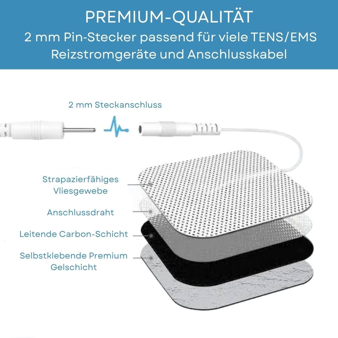 Tens Elektroden für tens gerate 40x40mm