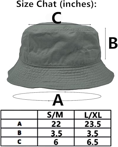 Miniatura 6 de Glory Max Sombrero de cubo unisex de color sólido 100% algodón, sombrero de ala pequeña, plegable, para viajes, verano, playa