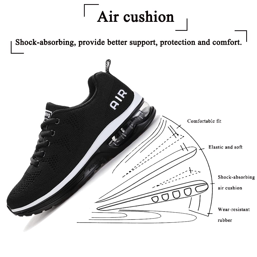 sotirsvs Uomo Donna Air Scarpe Running Sneakers da Ginnastica Corsa Casual da Fitness Scarpe da Tennis Jogging Sportive 34-46 EU
