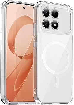 Xiaomi Poco F8 Pro K l f Kablosuz  arj  zellikli Sararmaz Kristal Sert Kapak  effaf [Poco F8 Pro ile Uyumlu]