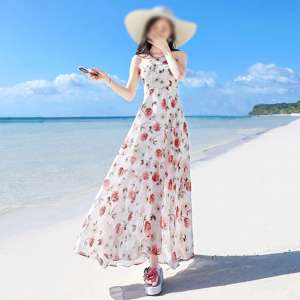 long dress for beach wear DUYHBAWRS Dresses Sling Beach Printing Skirt Rear Beach Skirt Seaside Vacation Chiffon Long Skirt Bikini(M Code) : Clothing, Shoes & Jewelry %100 Cotton GRADUATION DRESS Style:Maxi Dress Camilla Belle
