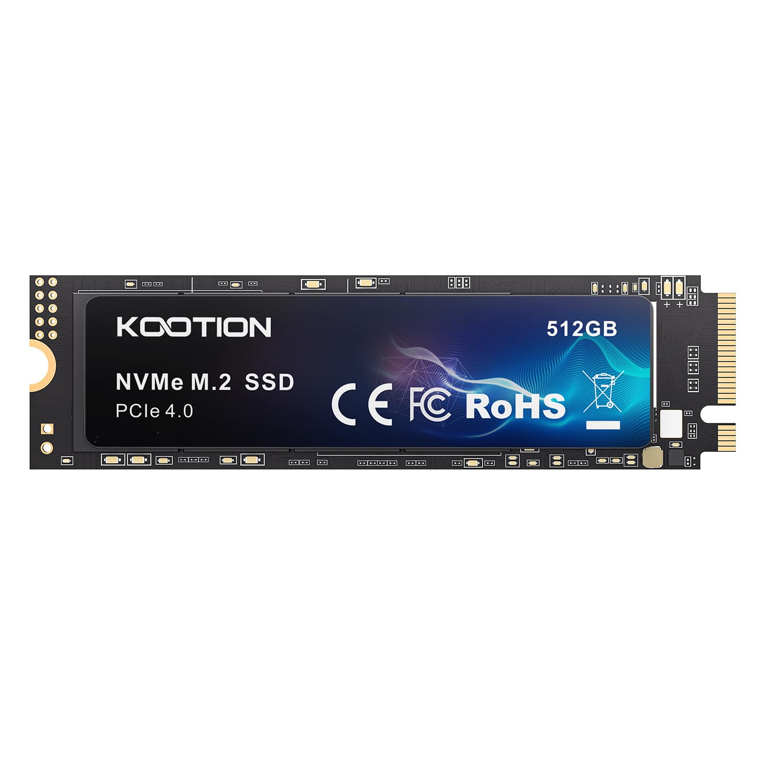 KOOTION 512 GB NVMe M.2 SSD, PCIe 4.0 M.2 2280 Internal Solid