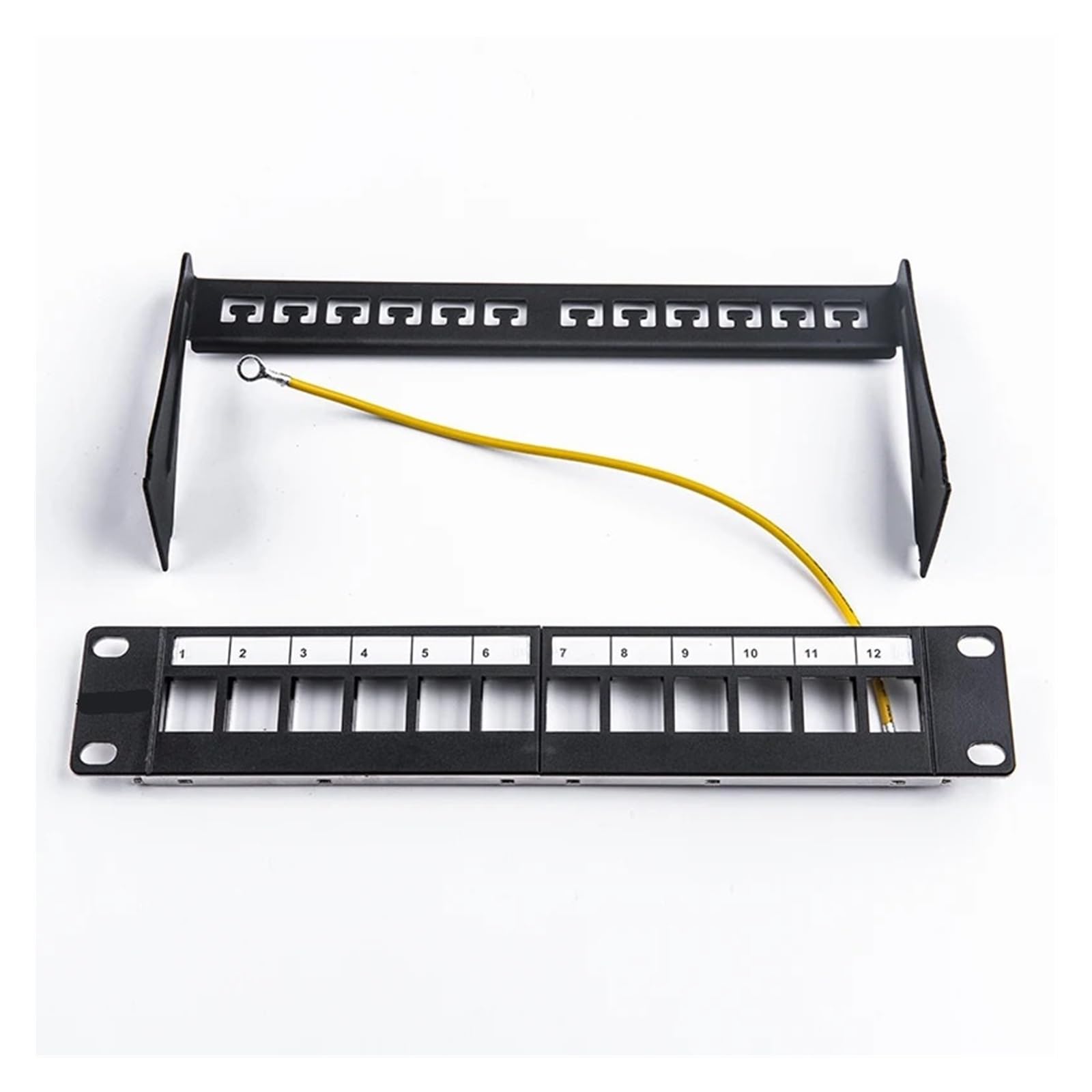 Netzwerk 10 Zoll 12-Port 1U leeres Patchpanel