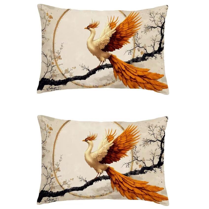 Pillow case rectangulaire imperméable contre les taches pour canapé et patio