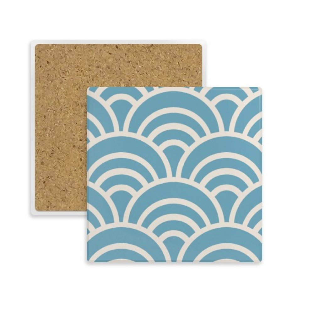 Coupe Edo place coaster en pierre style japonais pour pause café zen
