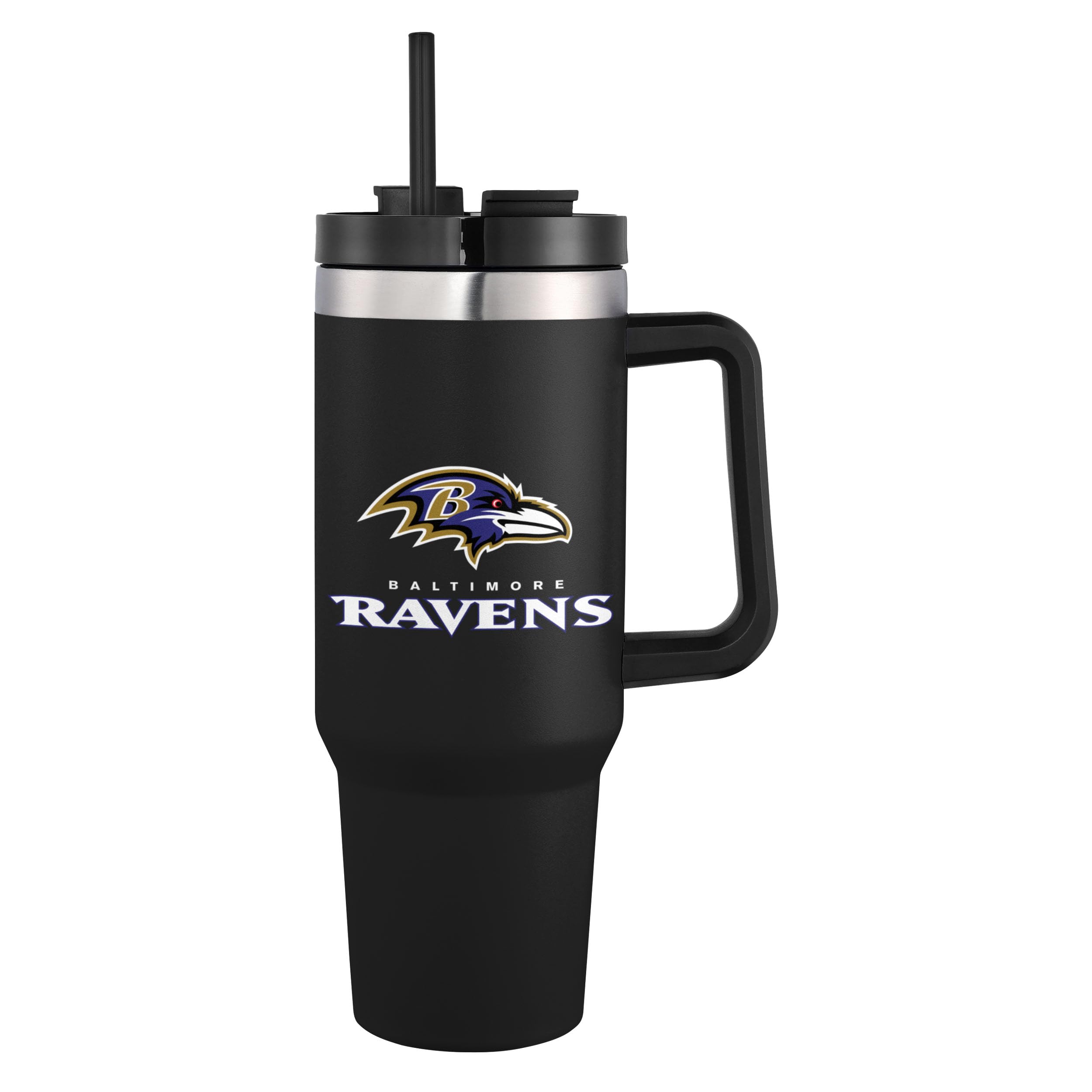FOCO NFL unisex-adult NFL Team Logo Insulated Travel Mug 40oz XL Tumbler