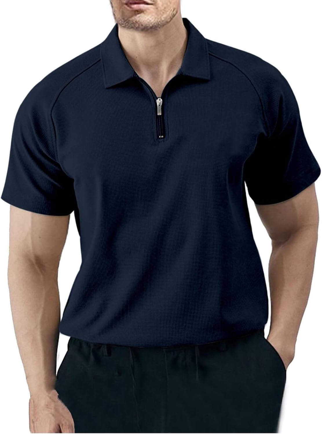 Ymosrh Men's Casual Polo Shirts Summer Golf Polos Short Sleeve Tennis Shirts Business Casual T-Shirts Shirts, M-3XL