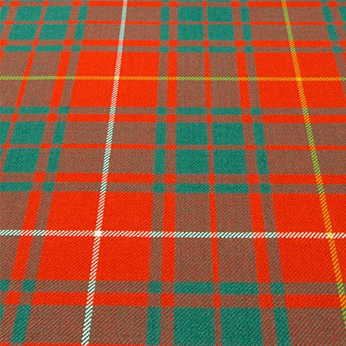Tartan Bruce Ancient en tissu léger 10oz au mètre pour kilt et création sur mesure